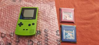 Game boy color + pokemon red/blue-thumb-1