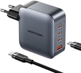 Vention 100W charger 1xUSB-A 3xUSB-C + cable-thumb-1