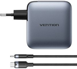 Vention 100W charger 1xUSB-A 3xUSB-C + cable-thumb-2