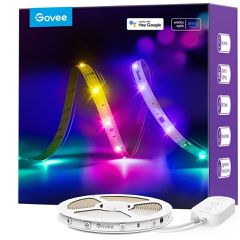 Govee - RGBIC Basic Wi-Fi + Bluetooth LED Strip Lights (10 Meter)-thumb-4