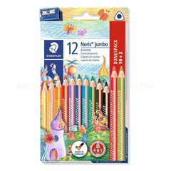 Staedtler - Coloured pencil Noris jumb (128 NC12P1) / Toys