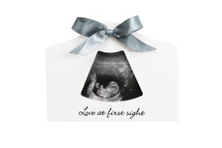 Dooky - Happy Hands Sonogram Echo Frame - White - 20 x 15 cm / Baby and Children
