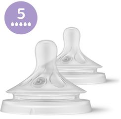 Philips Avent - Niplle, Natural Response Nipple 2 pieces extra fast Flow Nipple / Baby and Children