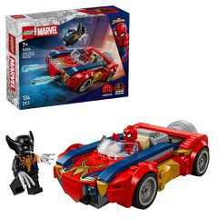 LEGO - Super Heroes - Spider-Man Car vs. Venomized Wolverine (76336) / Toys