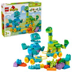 LEGO - DUPLO Town - 3-in-1 Dinosaurs on Wheels (10451) / Toys