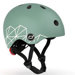 Scoot and Ride - Lifestyle Bicycle Helmet 45-51 cm - Green lines (96562) / Toys