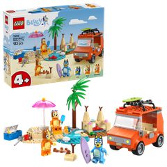 LEGO - Bluey - Bluey's Beach & Family Car Trip (11202) / Toys