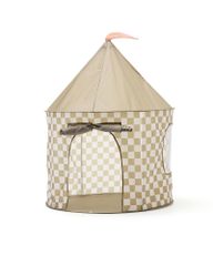 Kids Concept - Tent - Khaki med tern - 100x100x130 cm / Baby and Children