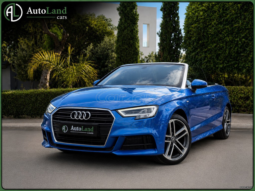 Audi A3 2018 CABRIOLET//S-LINE//150HP// BLUE CRYSTAL !