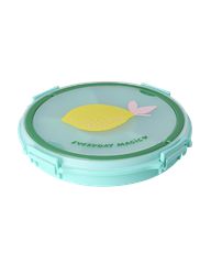 Rice - Serving Tray with Handle - Lemon Print - Mint-thumb-1