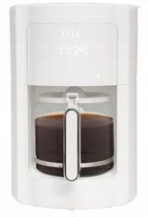 ELLE 1.8L white filter coffee maker