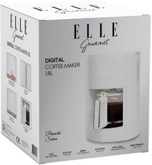 ELLE 1.8L white filter coffee maker-thumb-3