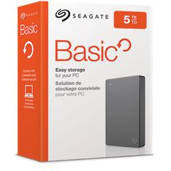 Seagate Basic external hard drive 5 TB 2.5" 3.2 Gen 1 (3.1 Gen 1) Silver-thumb-1