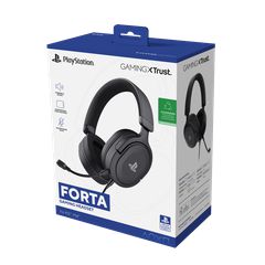 TRUST GXT498W Forta Headset - Black / PlayStation 5