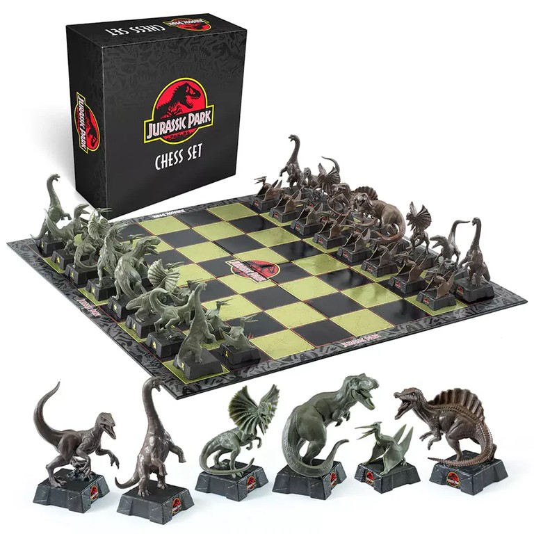 Jurassic park chess set