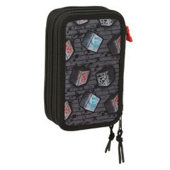 Minecraft Graffiti triple pencil case 37pcs-thumb-1