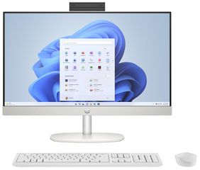 HP 24-cr0312nw AMD Ryzen™ 5 7520U 60.5 cm (23.8") 1920 x 1080 px All-in-One PC 16 GB LPDDR5-SDRAM 512 GB SSD Windows 11 Home Wi-Fi 6 (802.11ax) White