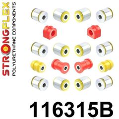 Σετ Σινεμπλοκ Πολυουρεθάνης Strongflex Mercedes SLK R171 (04-11) - Sport - 18 Τμχ. - (116315B)
