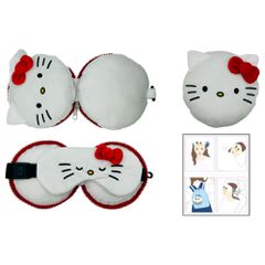 Hello Kitty travel cushion + mask