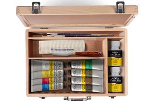 Winsor & Newton - Galeria Acrylic Wooden Set 8x60ml +Accessories (839986) / Toys