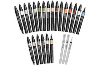 Winsor & Newton - Promarker Set, Interiors 25pcs + Wallet (839996) / Toys