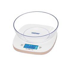 Zelmer ZKS1451 White Ivory Countertop Square Electronic kitchen scale