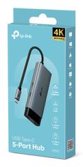TP-Link UH5020C interface hub USB Type-C 5000 Mbit/s Grey-thumb-1