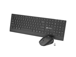 2-IN-1 SET NATEC STINGRAY 2 KEYBOARD+MOUSE US WIRELESS TILT WHEEL