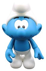 The Smurfs Vinyl Figure Smurf White and Blue - Flocked 19 cm