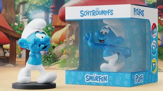 The Smurfs Statue Smurf 11 cm-thumb-2