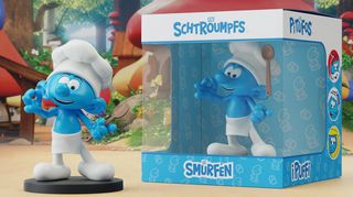 The Smurfs Statue Chef Smurf 12 cm-thumb-2