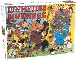 Tactic - Puzzle 1000 pc - Storm P Dyrenes Hverdag / Toys