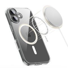 Tech-Protect FlexAir Hybrid MagSafe Case for iPhone 17 - Clear-thumb-1