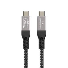 Gembird CCBP-USB4-CMCM240-0.5M Premium USB4 Type-C charging and data cable, 40 Gbps, 240 W, 0.5m