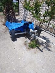 Aξονας από τρέιλερ μαζί με ροδες