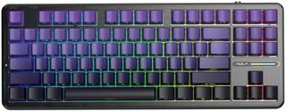 AULA Gasket F87 Pro Keyboard Black Purple GrayWoodV4 RGB