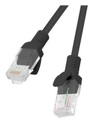 Lanberg PCU6-10CC-0025-BK networking cable Black 0.25 m Cat6 U/UTP (UTP)