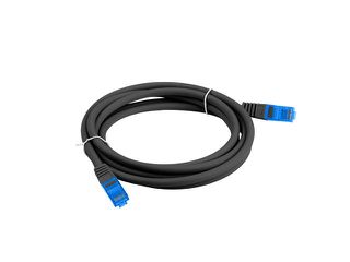LANBERG PATCHCORD S/FTP CAT.6A 0.5M BLACK LSZH-thumb-1