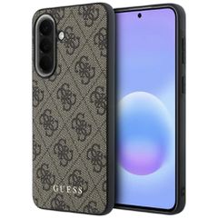 Etui Guess 4G Classic na Samsung Galaxy A37 5G - brązowe