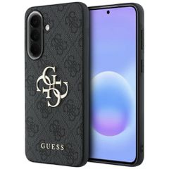 Etui Guess Leather 4G Metal Logo na Samsung Galaxy A57 5G - czarne