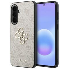 Etui Guess Leather 4G Metal Logo na Samsung Galaxy A57 5G - różowe