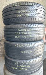 225/55-18 Dot 23 με πεντακάθαρα πλαϊνά! (4τμχ) MICHELIN