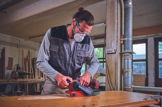 Einhell TP-BS 18/457 Li BL - Solo Sheet sander Black, Red-thumb-2