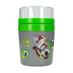 Dino World - Action World Muesli Cup - Grey and Green - 500 ml / Toys