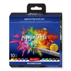 Staedtler – Big Brush – 10 pcs Assorted – Pastel Colours (373 C10‑1) / Toys