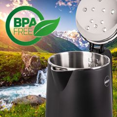 ELDOM C515C Cordless Kettle 1.8 L 2000 W Black-thumb-1