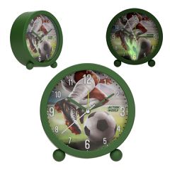 Dino World - Action World Alarm Clock - Green - 11 cm / Baby and Children