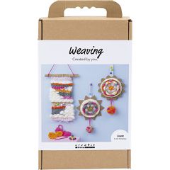 DIY Kit - Craft Kit Weaving, Wall hangings, assorted colours, 1 pack (977879) / Toys