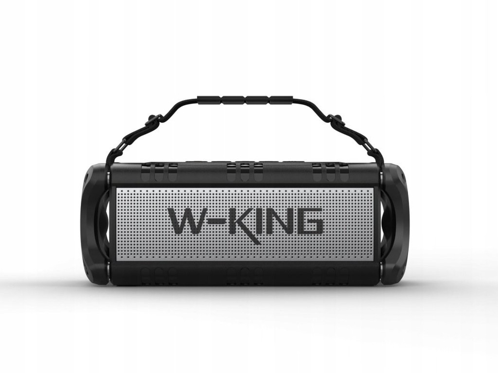 W-KING D8 wireless Bluetooth speaker – black and silver