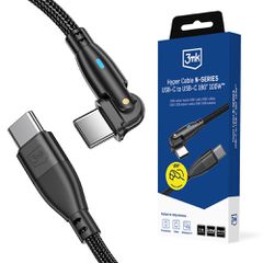 3mk Hyper Cable N-SERIES USB-C / USB-C 1m PD 3.0 QC 3.0 20V / 5A 100W - black